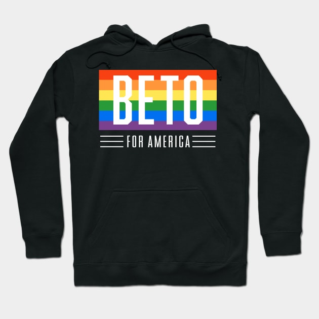 LGBTQ Beto O'Rourke For Texas 2024 | Beto For America | Beto Orourke 2022 Texas Governor | LGBT Gay Pride T-Shirt Hoodie by BlueWaveTshirts